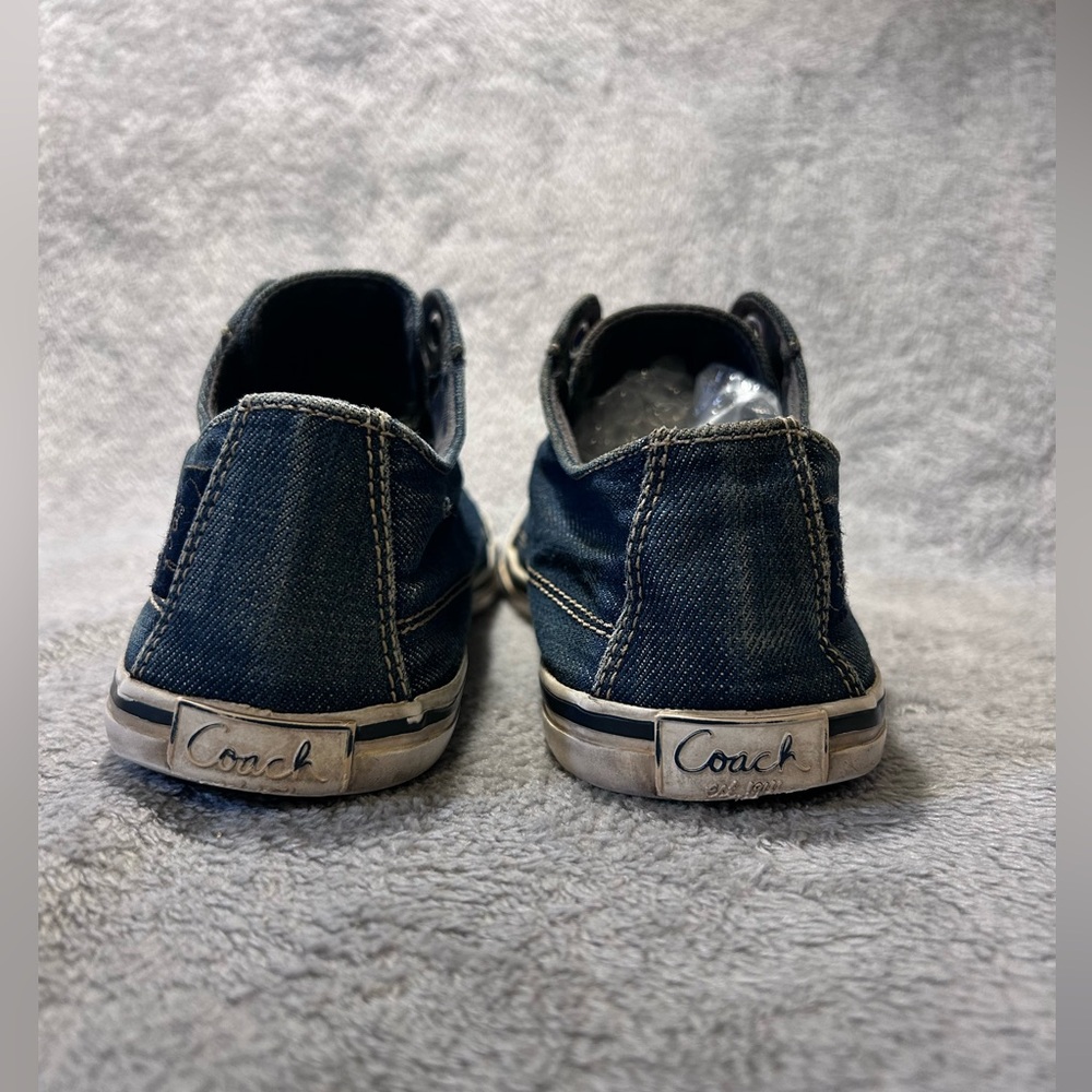 Coach Denim Laceless Sneakers - Picture 4 of 9
